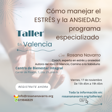 Taller Valencia Estrés y Ansiedad 17/11/2023